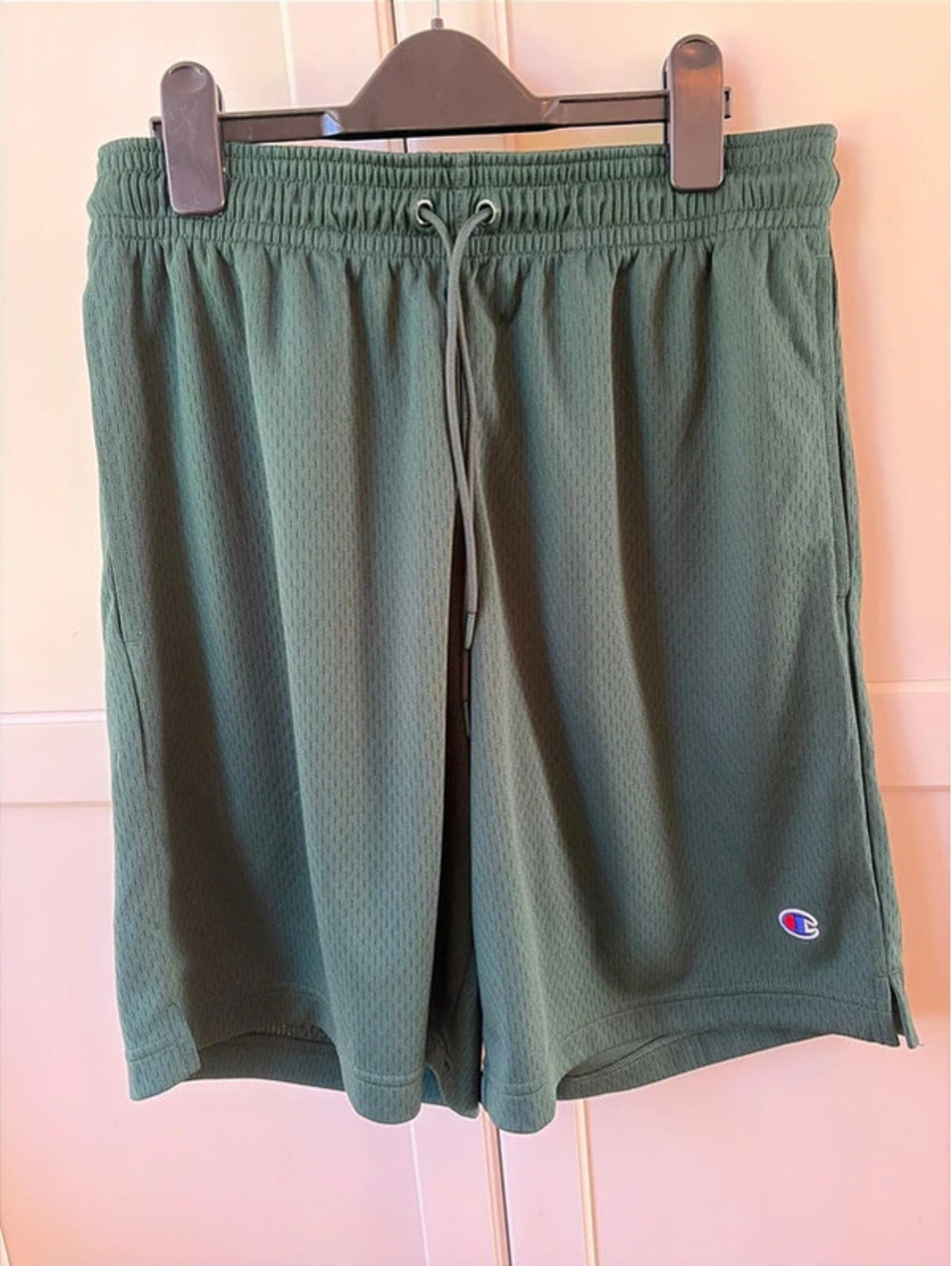Champion Men’s Small Olive Green Mesh Athletic Basketball Shorts NWT